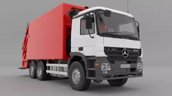 Mercedes-Benz Actros 2532 Garbage truck 3D model