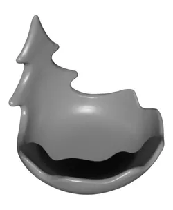 Minimalist Christmas Tree Catch-All Bowl Holiday Decor Dish