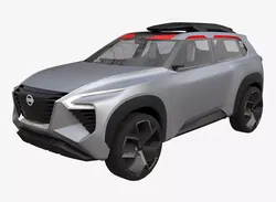 Nissan Xmotion Concept with interior 3D model