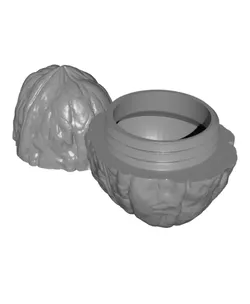 Print-in-place Walnut Container with Twist Lock!!!