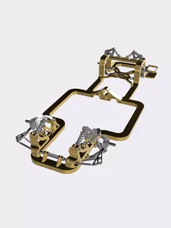 PRO TOURING MCS Low-Pro Chassis with Pushrod Suspension 3D print model