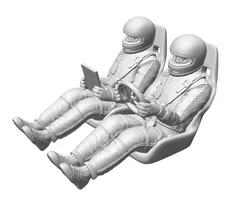 RC-Racer-Pilot plus Co-Pilot 3D print model