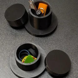 STL Gift Box - Frosty Top Hat with Lid (3D Print Files - three sizes)