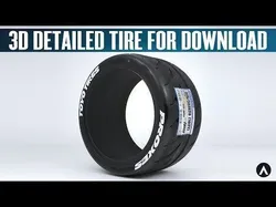 TOYO PROXES R888R  Low-poly 3D model