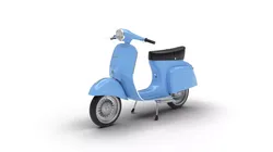 Vespa 125 1967 3d model 3D model
