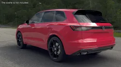 Volkswagen Touareg 2024 Red 3D model