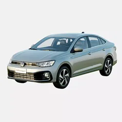 Volkswagen Virtus 2024 Highline Spec Low-poly 3D model