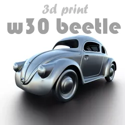 volkswagen w30 beetle 3D print model
