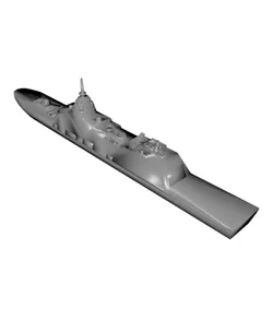 1/1250 Scale JMSDF Modified Frigate Mogami.stl