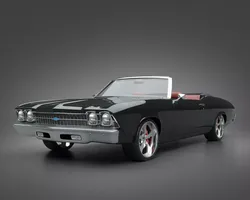 1969 Chevrolet Chevelle Convertible 3D model
