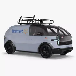 Canoo Electric Van Delivery Light Blue 3D model