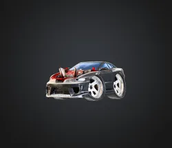 Cartoon Mustang Turbo Key Chain