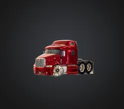 Cartoon Peterbilt  Key Chain