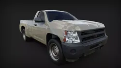 chevrolet silverado 2008 Low-poly 3D model