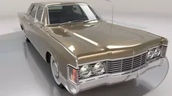 Continental car Low Poly 3D model