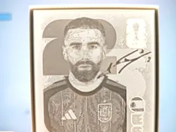 Cromo en 3D de Carvajal (Album Panini 2026) - Modelo de impresión 3D gratuito