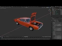 Dodge Charger 1969 3D model