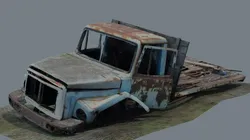GAZ 3307 Low-poly 3D model