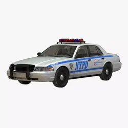 Generic Police Car NYPD 3D model