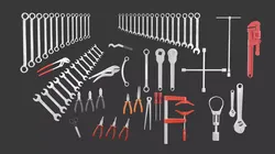 Hand Tools Pack Low-poly 3D model