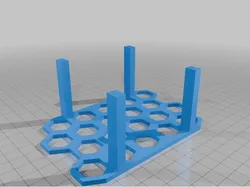 Ink sample vial holder
