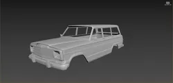 Jeep Grand Wagoneer 1991 Body For Print 3D print model