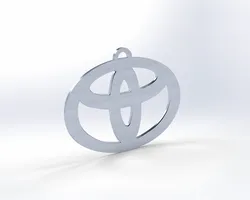 Jewelry & Accessories STL indir - Toyota Keychain - Ömer Hürcan Bozer