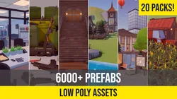 Low Poly Asset Bundle Low-poly 3D model