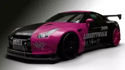 Nissan GTR R35 LB  Low-poly 3D model