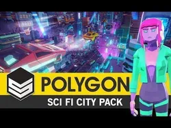 POLYGON - Sci-Fi City Pack Low-poly 3D model