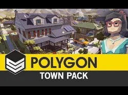 POLYGON - Town Pack Low-poly 3D model