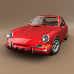 Porsche 911 1969 3D model