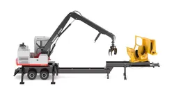Prentice 410ex Knuckleboom Loader 3D model