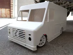 RC truck body delivery 1 10 scale 3D print model