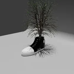 Shoe Planter 3D Model Tabletop Decorative Planter