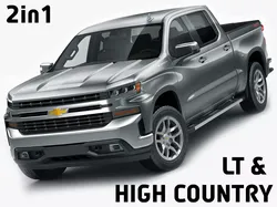 Silverado LT and High Country 2019 3D model