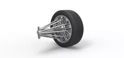 Slab wheel Scale 1 to 10 3D print model