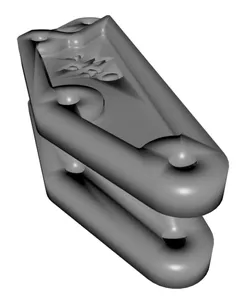 Tamiya Blackfoot & Mudblaster Rear Body Mount Brace, Stock & Double Wishbone