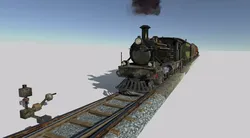 Train Construction Kit Low-poly 3D model