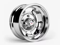 US Indy Mag Wheel Low-poly 3D model