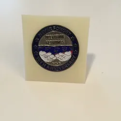 1.5" decorative coin holder