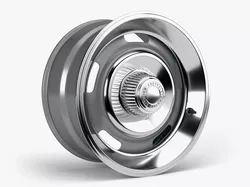 60s Rally Wheel with Trim 3D model