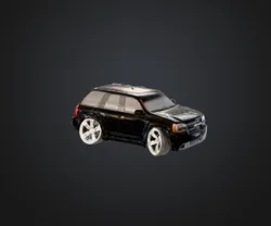 Cartoon Chevy Trailblazer Key Chain