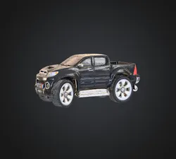 Cartoon Tundra Truck Key Chain