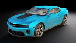 Chevrolet Camaro ZL1 Low-poly 3D model
