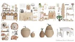 childroom decor collection 01 3D Model Pack