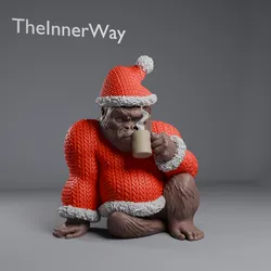 Christmas Santa Gorilla