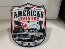 Cubierta de enganche Chevy americana  - Modelo de impresión 3D gratuito