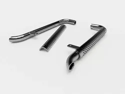 Custom Sidepipe Exhaust - 3D Printable File 3D print model