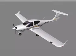 Diamond DA40 Low-poly 3D model